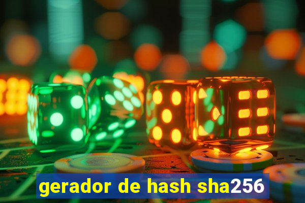 gerador de hash sha256